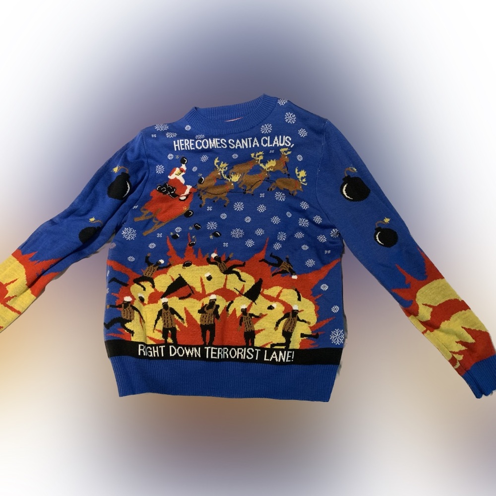 Funny mens ugly Christmas sweater